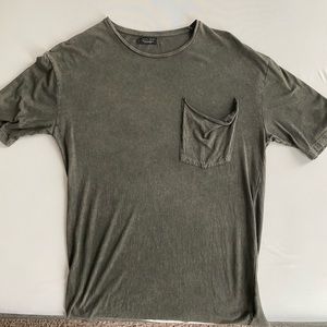 Zara Man Gray T-shirt Size Medium